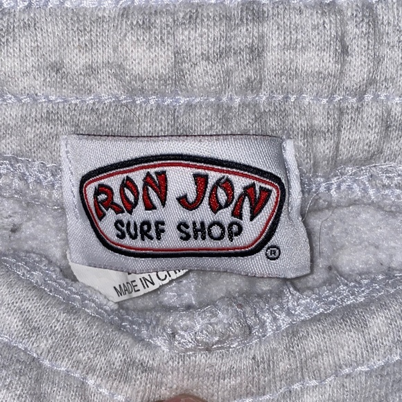 Ron Jon Surf Shop Gray Joggers Sweatpants with Drawstring Size XS - Picture 9 of 13